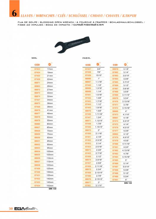 Herramientas para Mecanica de EGA MASTER. 36