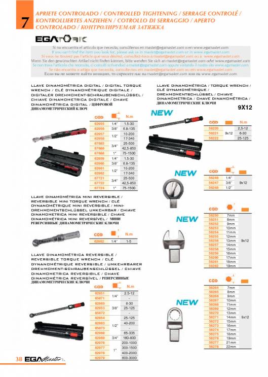 Herramientas para Mecanica de EGA MASTER. 44