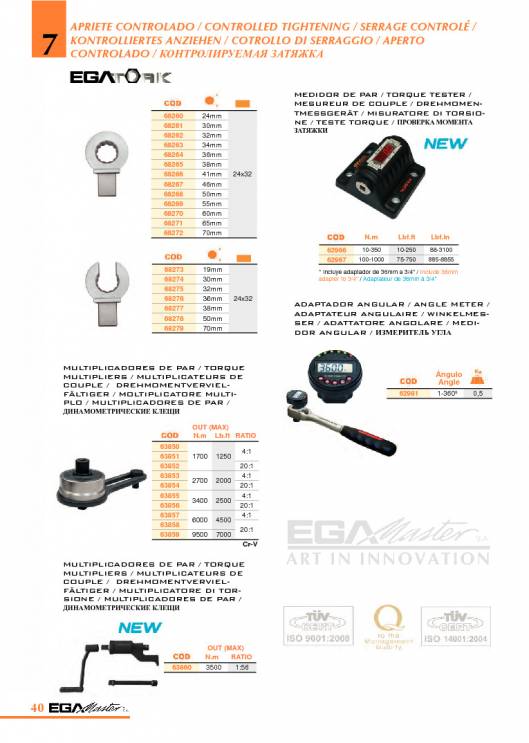 Herramientas para Mecanica de EGA MASTER. 46