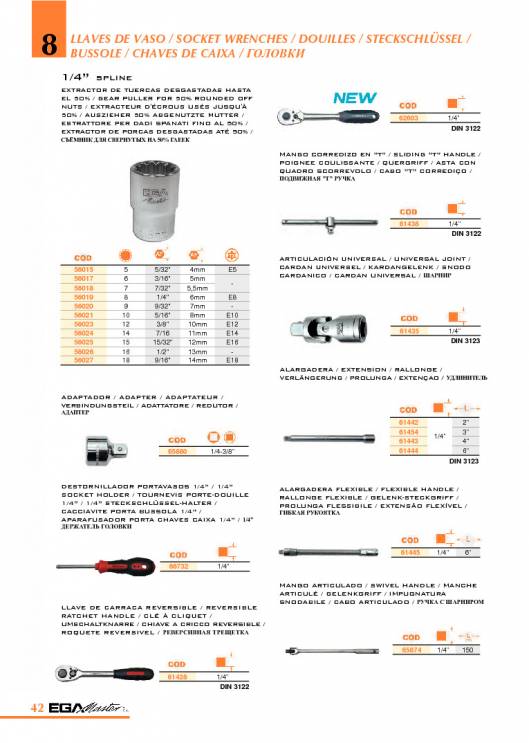 Herramientas para Mecanica de EGA MASTER. 48