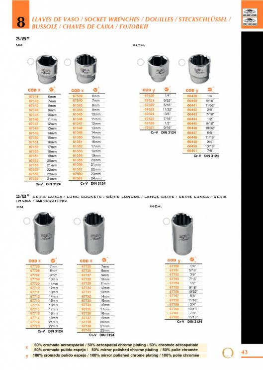 Herramientas para Mecanica de EGA MASTER. 49