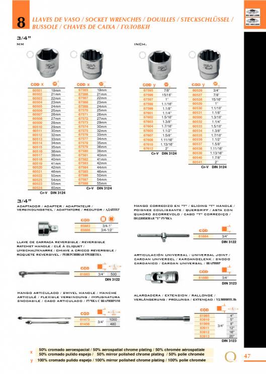 Herramientas para Mecanica de EGA MASTER. 53