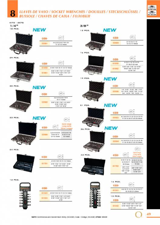 Herramientas para Mecanica de EGA MASTER. 55