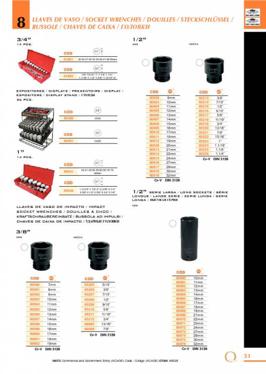 Herramientas para Mecanica de EGA MASTER. 57