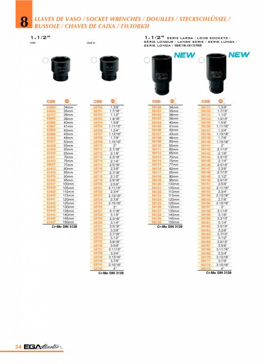 Herramientas para Mecanica de EGA MASTER. 60