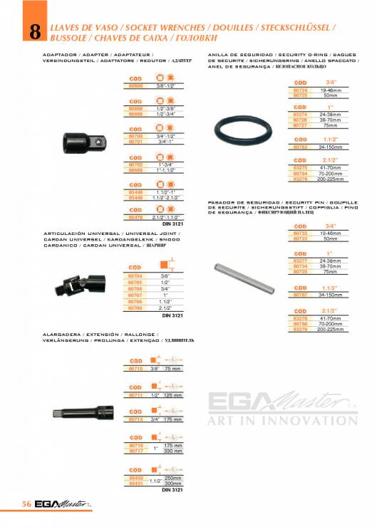 Herramientas para Mecanica de EGA MASTER. 62