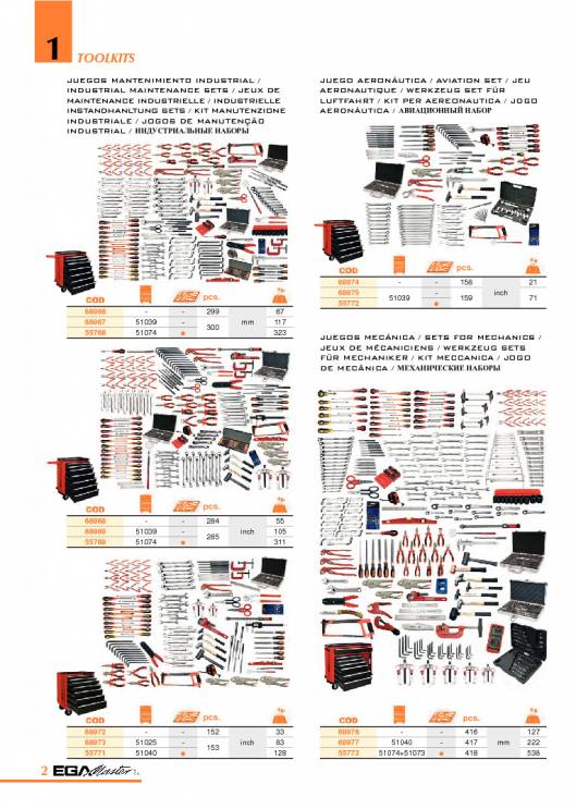 Herramientas para Mecanica de EGA MASTER. 8