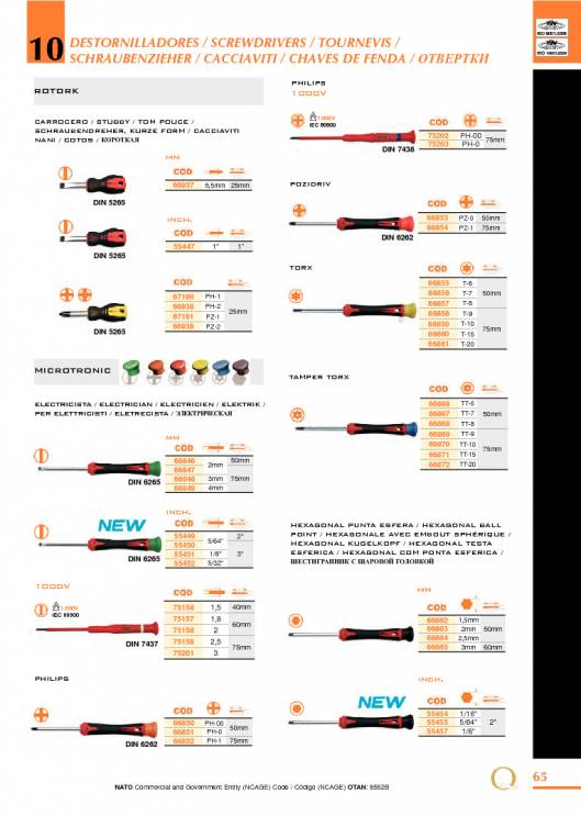 Herramientas para Mecanica de EGA MASTER. 71