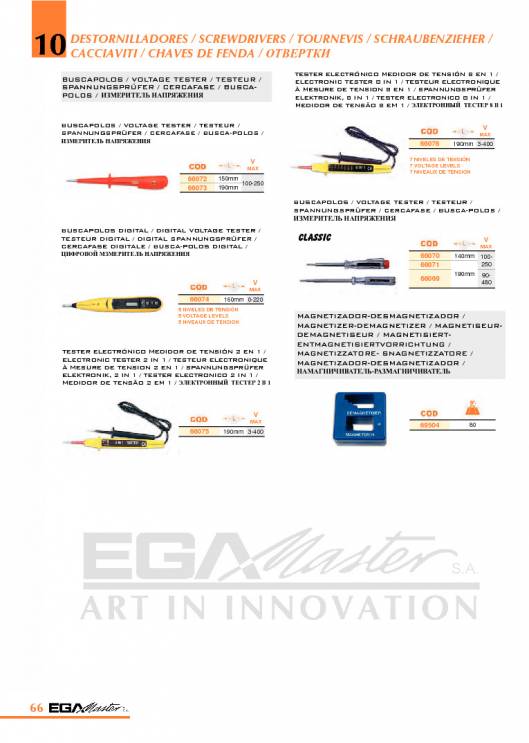 Herramientas para Mecanica de EGA MASTER. 72