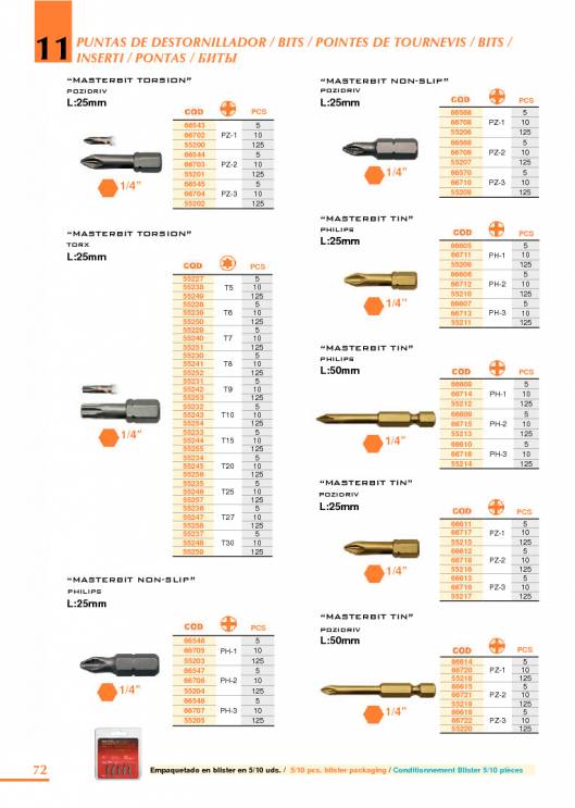 Herramientas para Mecanica de EGA MASTER. 78