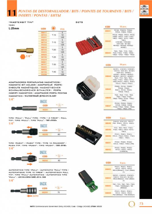 Herramientas para Mecanica de EGA MASTER. 79