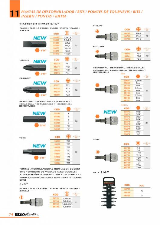 Herramientas para Mecanica de EGA MASTER. 80
