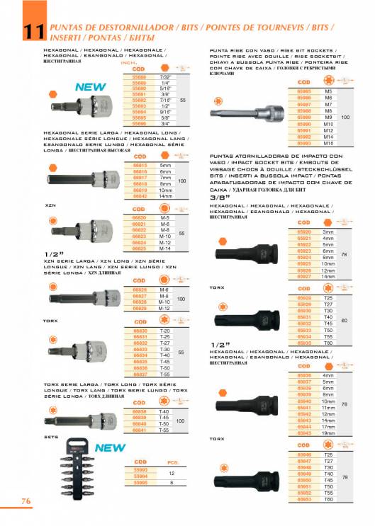 Herramientas para Mecanica de EGA MASTER. 82