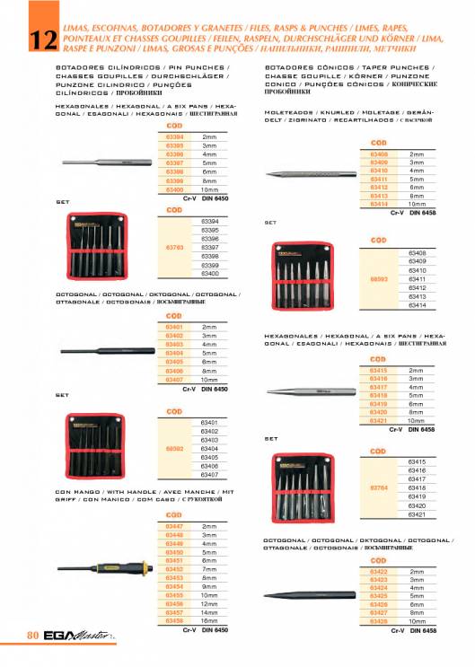 Herramientas para Mecanica de EGA MASTER. 86