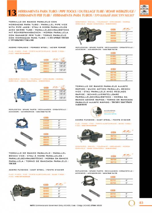 Herramientas para Mecanica de EGA MASTER. 89
