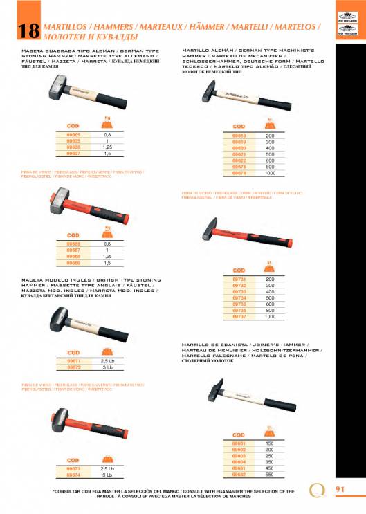Herramientas para Mecanica de EGA MASTER. 97