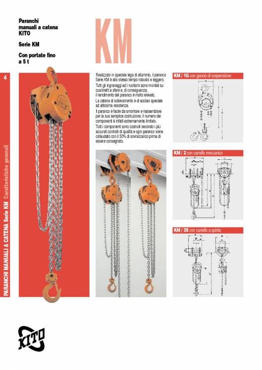 KITO. Ligting-hoists. 43