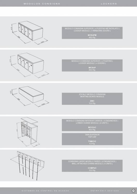 MUEBLE CAJA SISTEMA DE CONTROL. 36