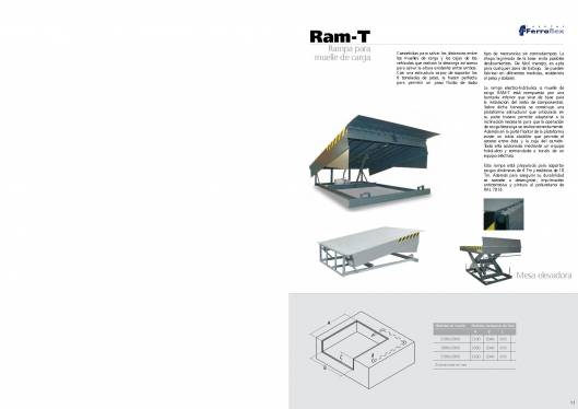 Ram-T. Mesa elevadora para muelle de carga. 1