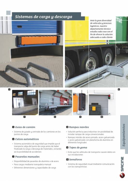 SACINE. Equipamientos 7 SACINE. Equipamientos 7