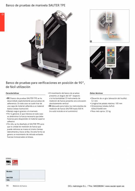 SAUTER. Metrologia 2015 13