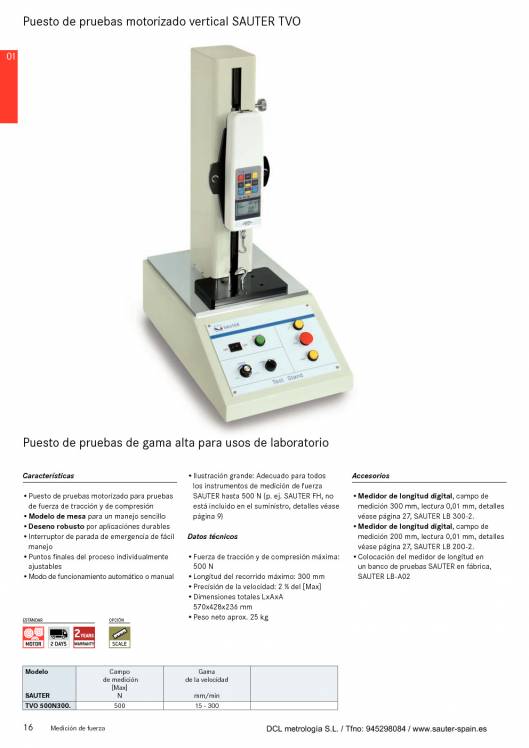 SAUTER. Metrologia 2015 15