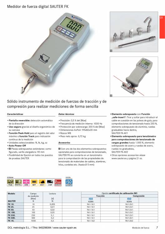 SAUTER. Metrologia 2015 6