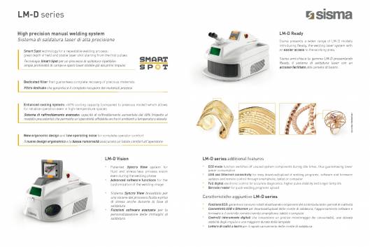 SISMA LASER. SERIE LM. Máquina de soldadura laser de sobremesa 2