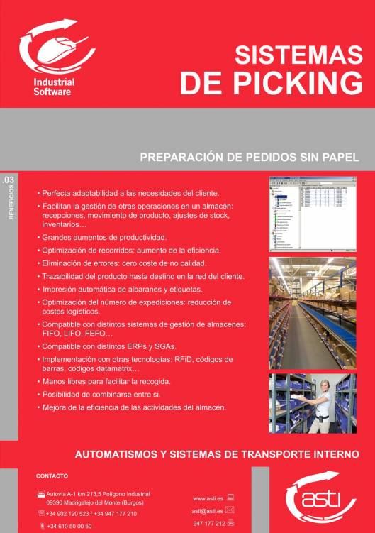 Software para preparación de pedidos sin papel ASTI 2