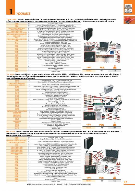 Toolkits de EGA MASTER. 37