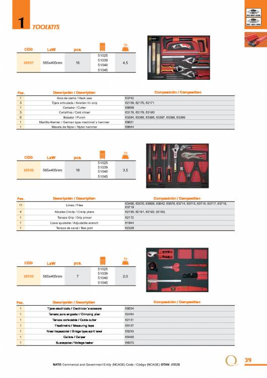 Toolkits de EGA MASTER. 39