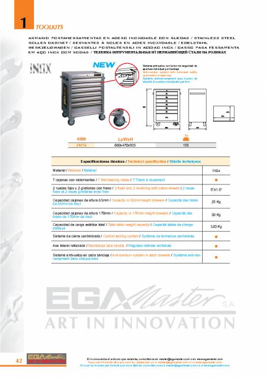 Toolkits de EGA MASTER. 42