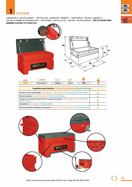 Toolkits de EGA MASTER. 55