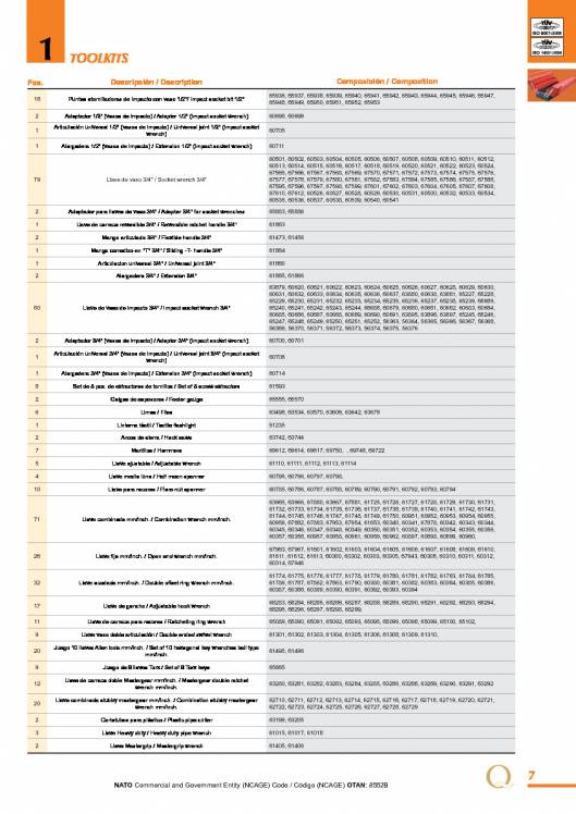 Toolkits de EGA MASTER. 7