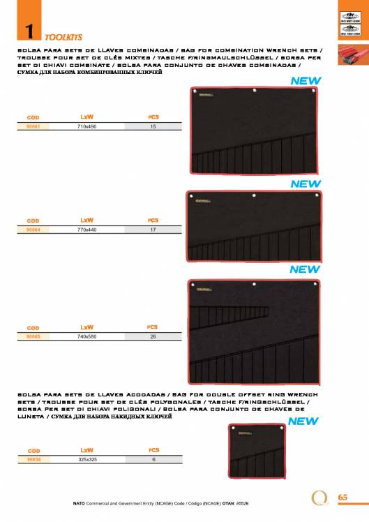 Toolkits de EGA MASTER. 65