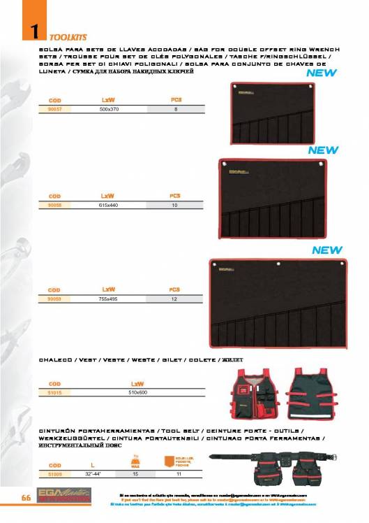 Toolkits de EGA MASTER. 66