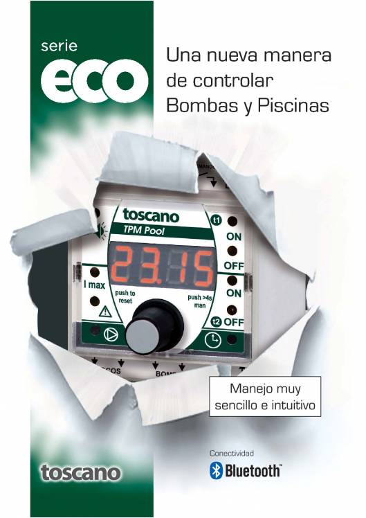 TOSCANO Eco. Controladores de bombas y piscinas 2015. 1