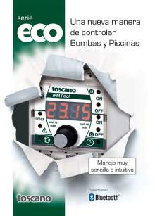 TOSCANO Eco. Controladores de bombas y piscinas 2015.