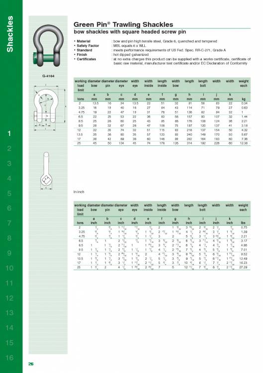 VAN-BEEST. Shackles catalogue. 17