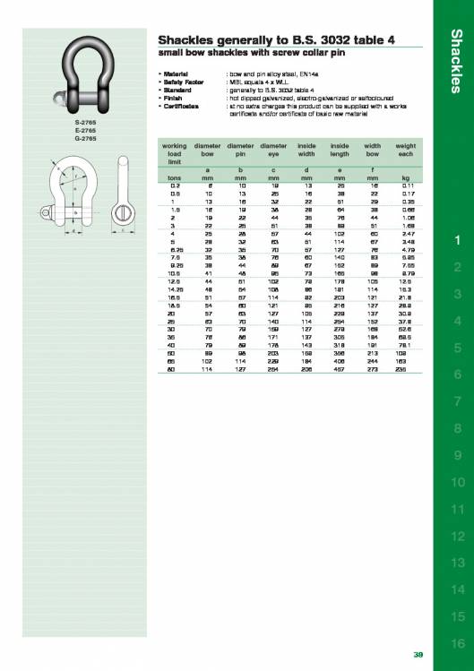 VAN-BEEST. Shackles catalogue. 30