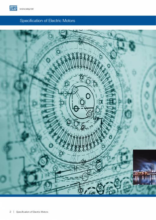 WEG. Specification of electric motors. 2